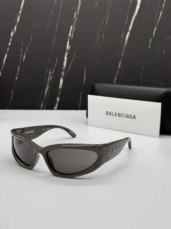 NEW BALENCIAGA BB0157S 008 BROWN UNISEX SUNGLASSES BALENCIAGA EYEWEAR main image 8